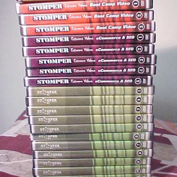 Bundle of 22 Search Engine Optimization SEO DVD's Stomping the Search Engines - Picture 2 of 10